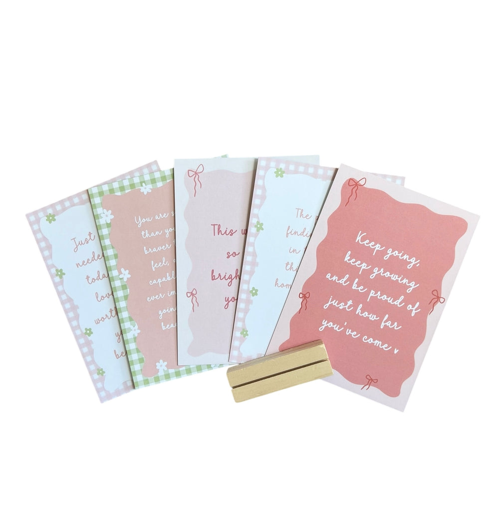 Bookmarks + Stationery