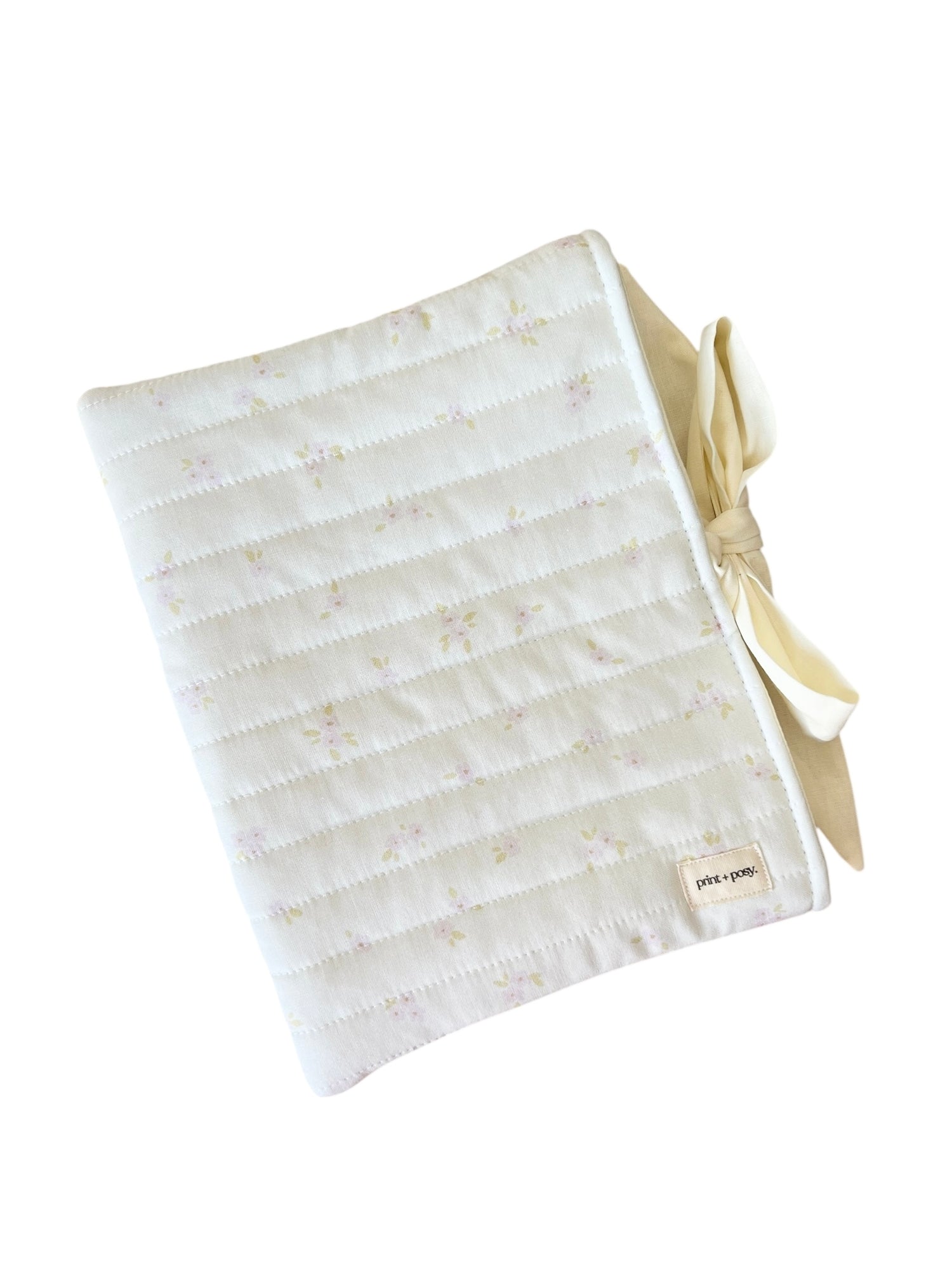 Little Lilacs Quilted Book Sleeve