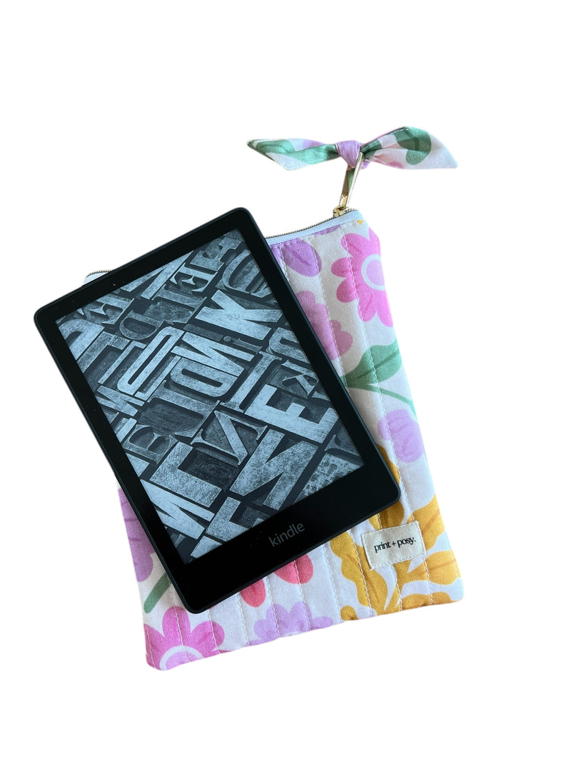 Iris Quilted Kindle Sleeve