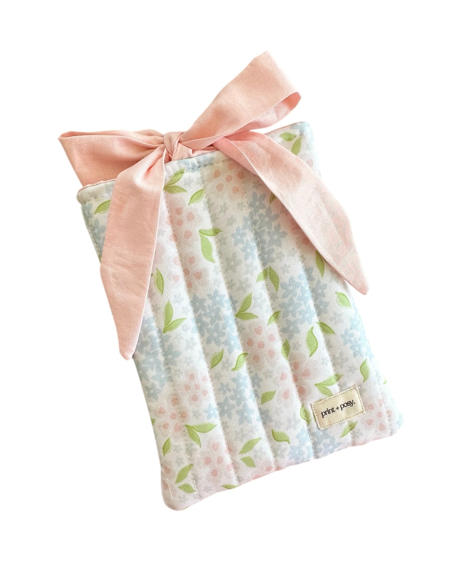 Hydrangea Quilted Bow Tie Kindle Sleeve