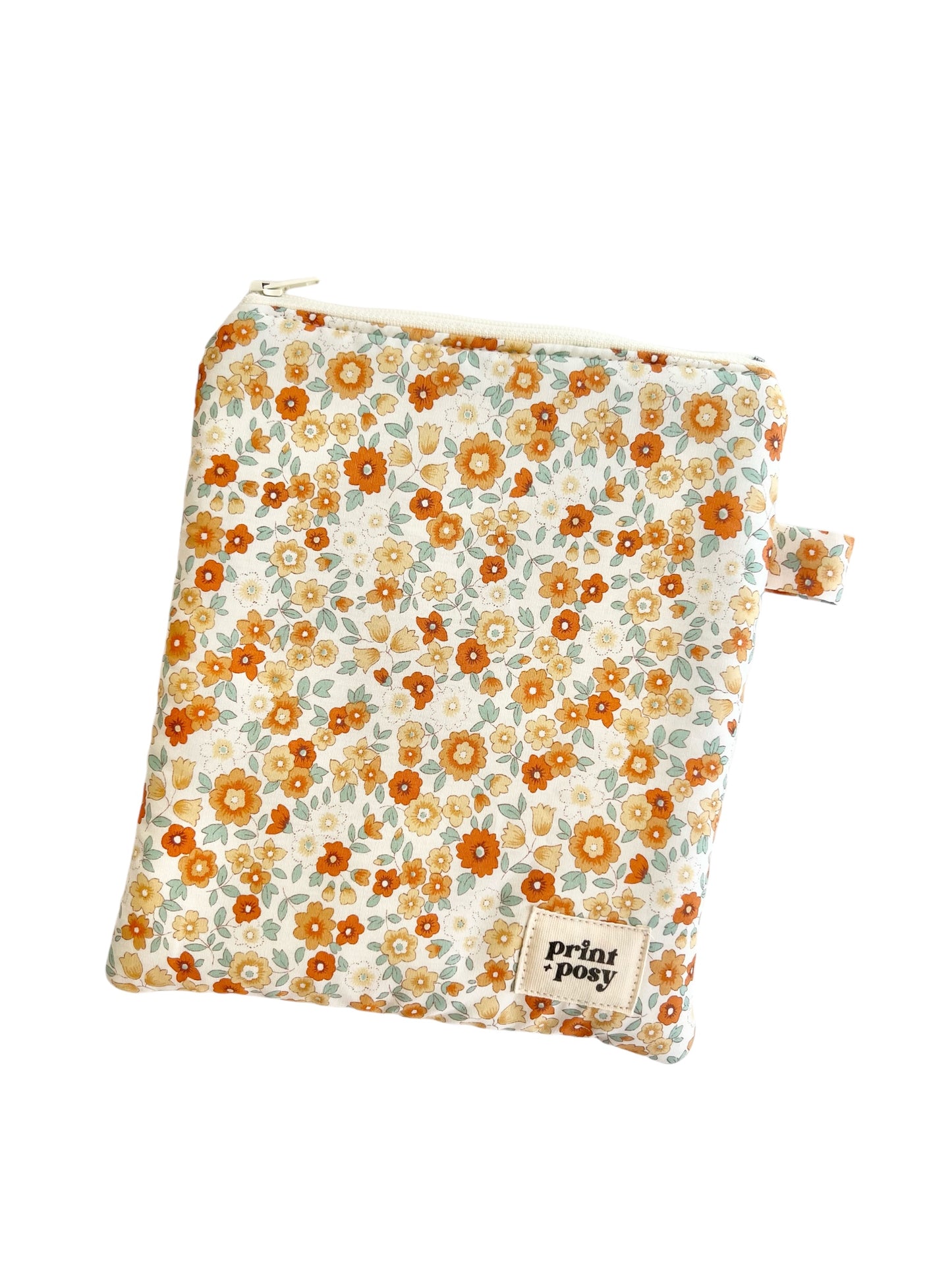 Yellow Floral Kindle Pouch