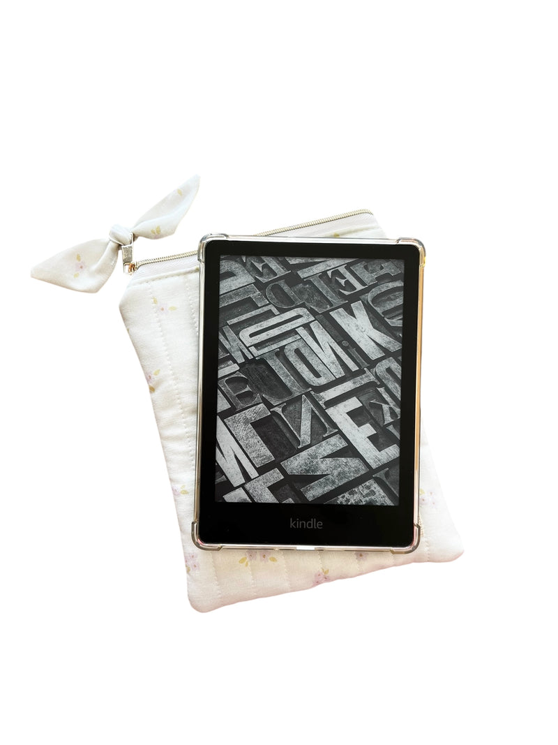 Little Lilacs Quilted Kindle Sleeve