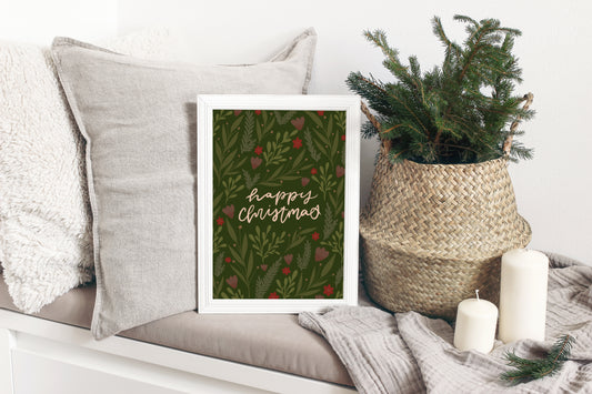 Happy Christmas Print