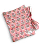 Coral Quilted Book Sleeve