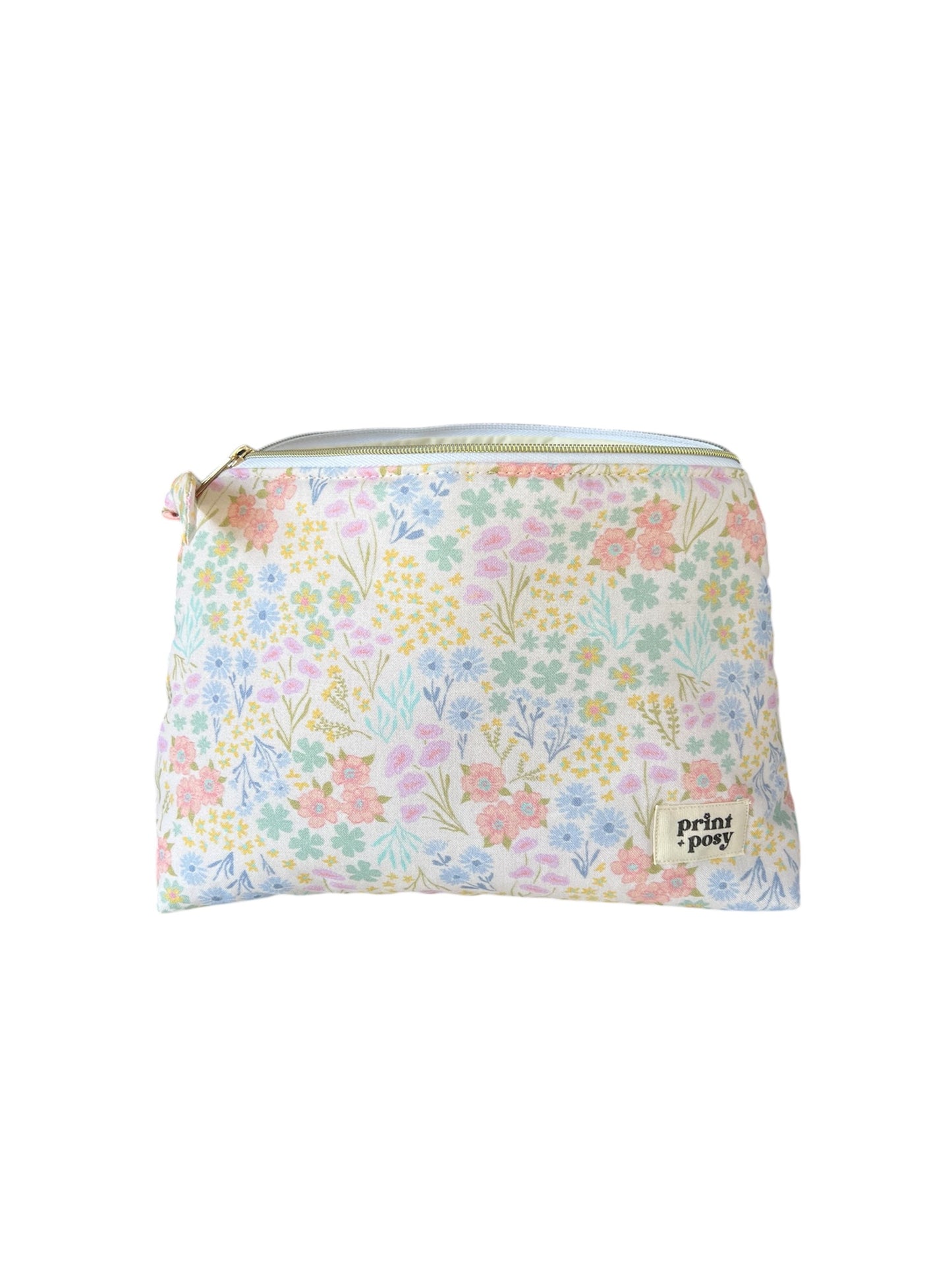 Cream Blossom Posy Pouch