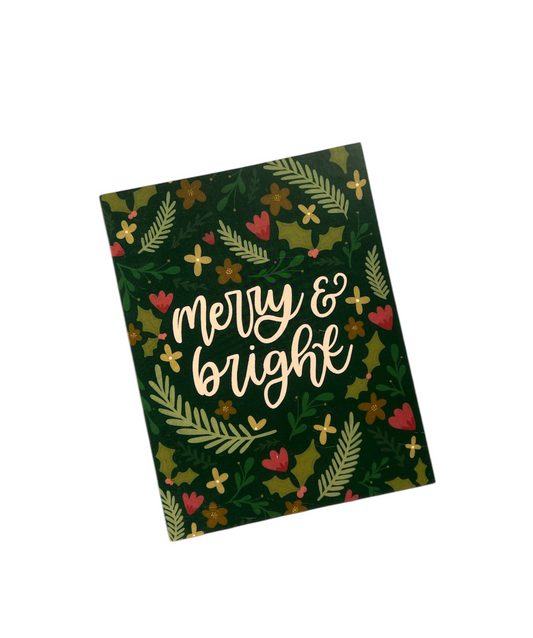 Christmas Card Merry & Bright