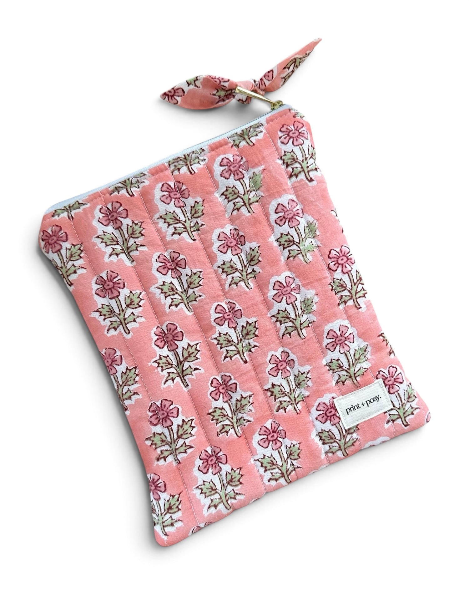 Coral Block Print Kindle Sleeve
