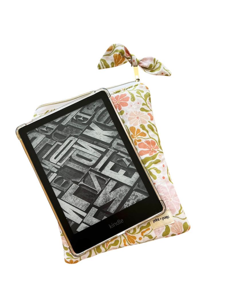 Spring Garden Quilted Kindle Sleeve