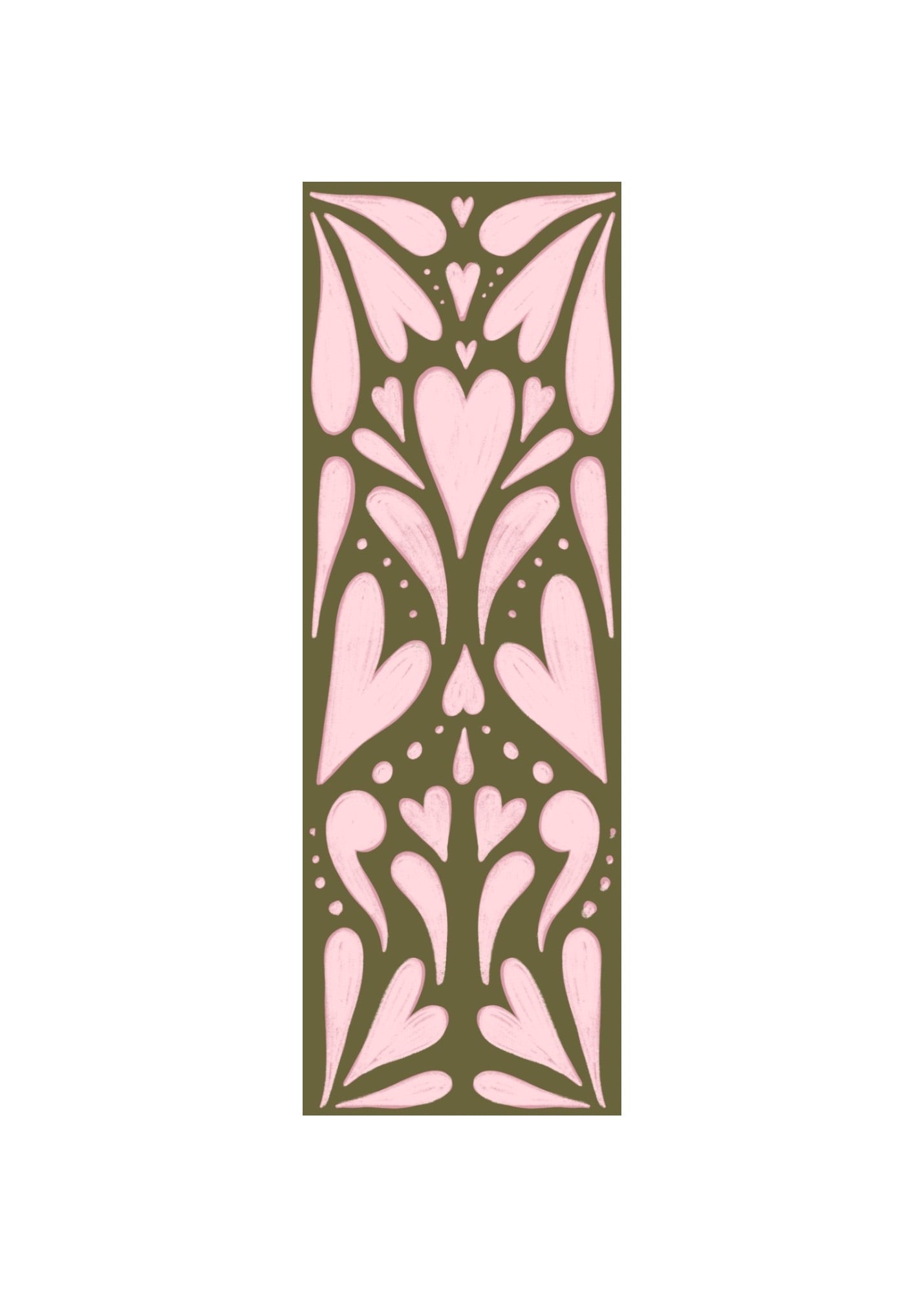 Vintage Green Bookmark