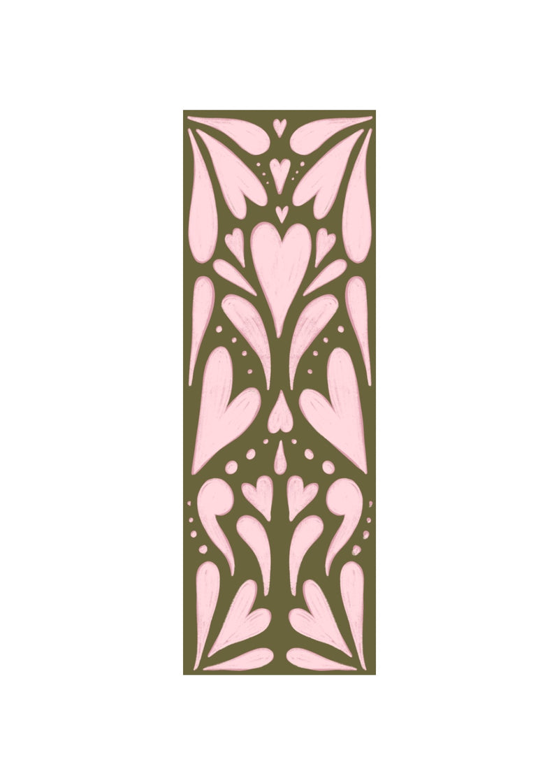 Vintage Green Bookmark