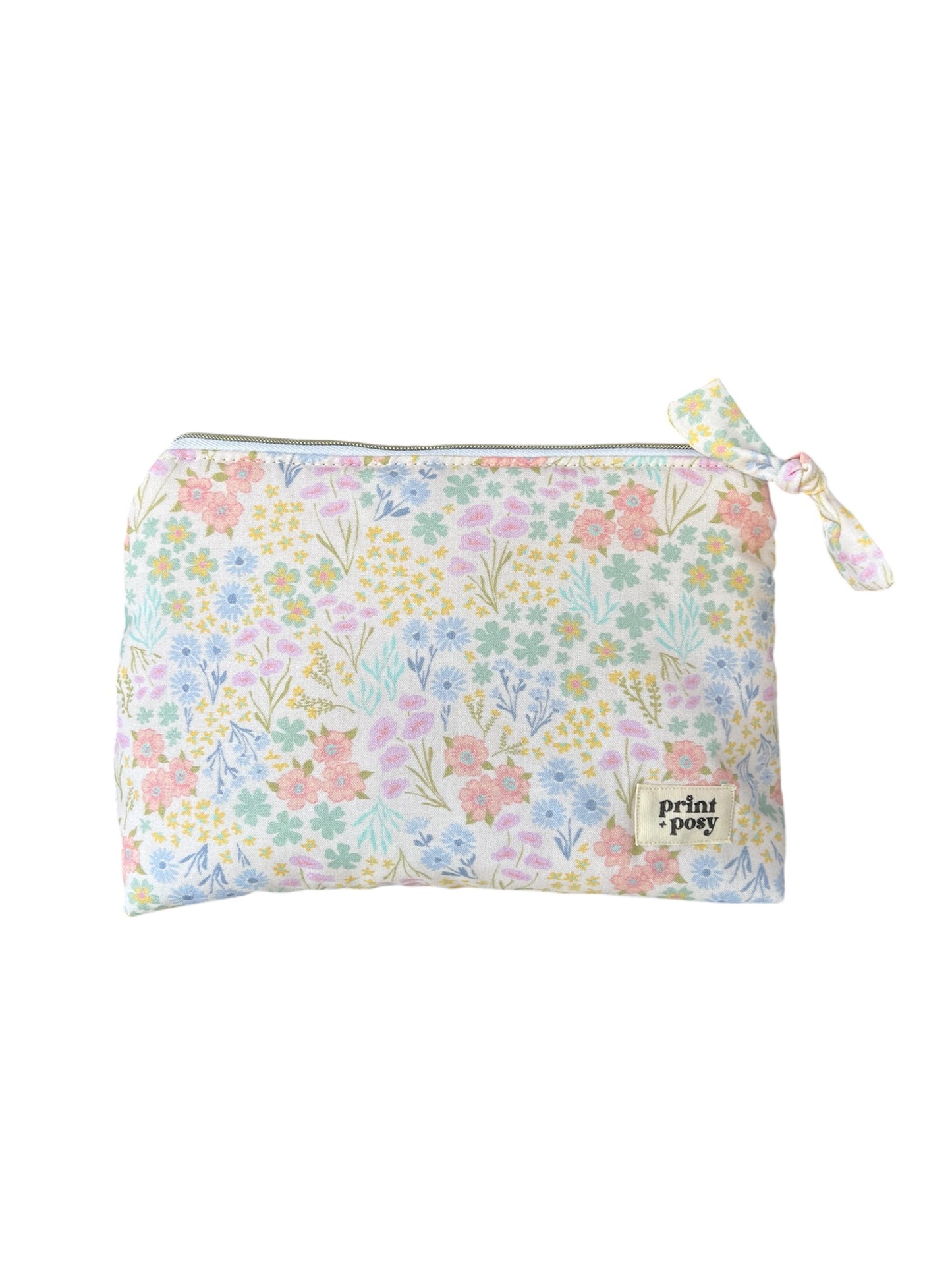 Cream Blossom Posy Pouch