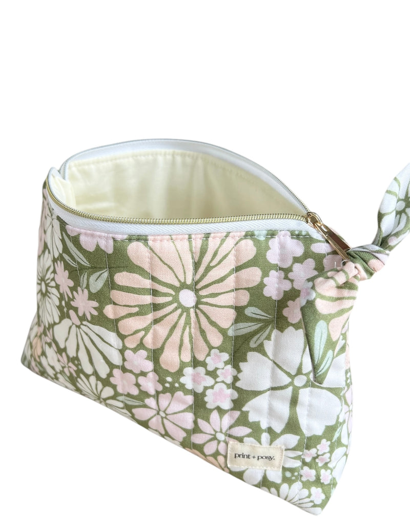 Quilted Posy Pouch Sewing Pattern