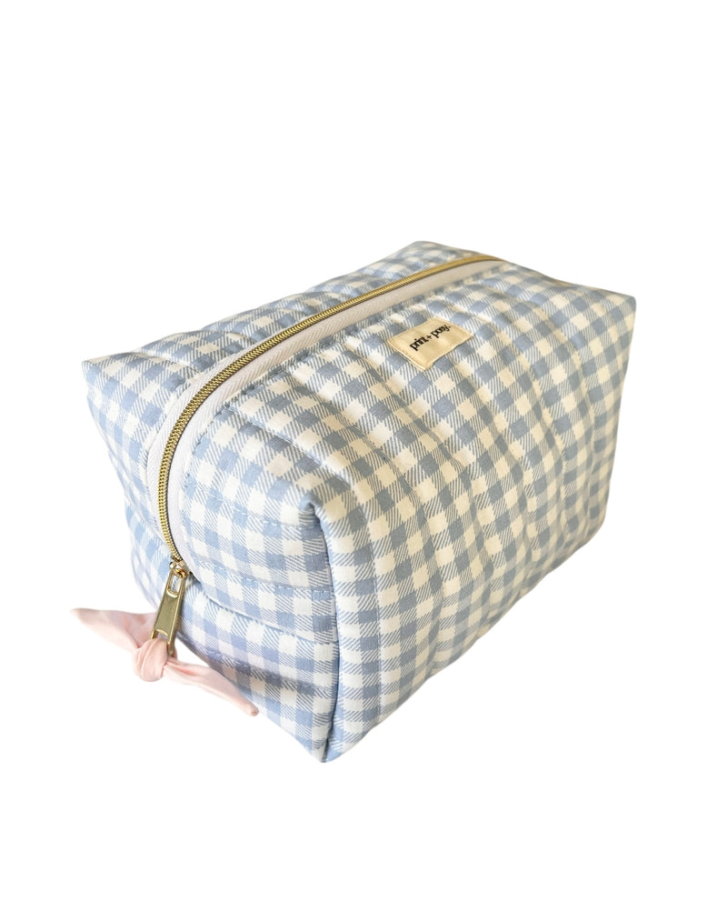 Wren Gingham Quilted Carry-All