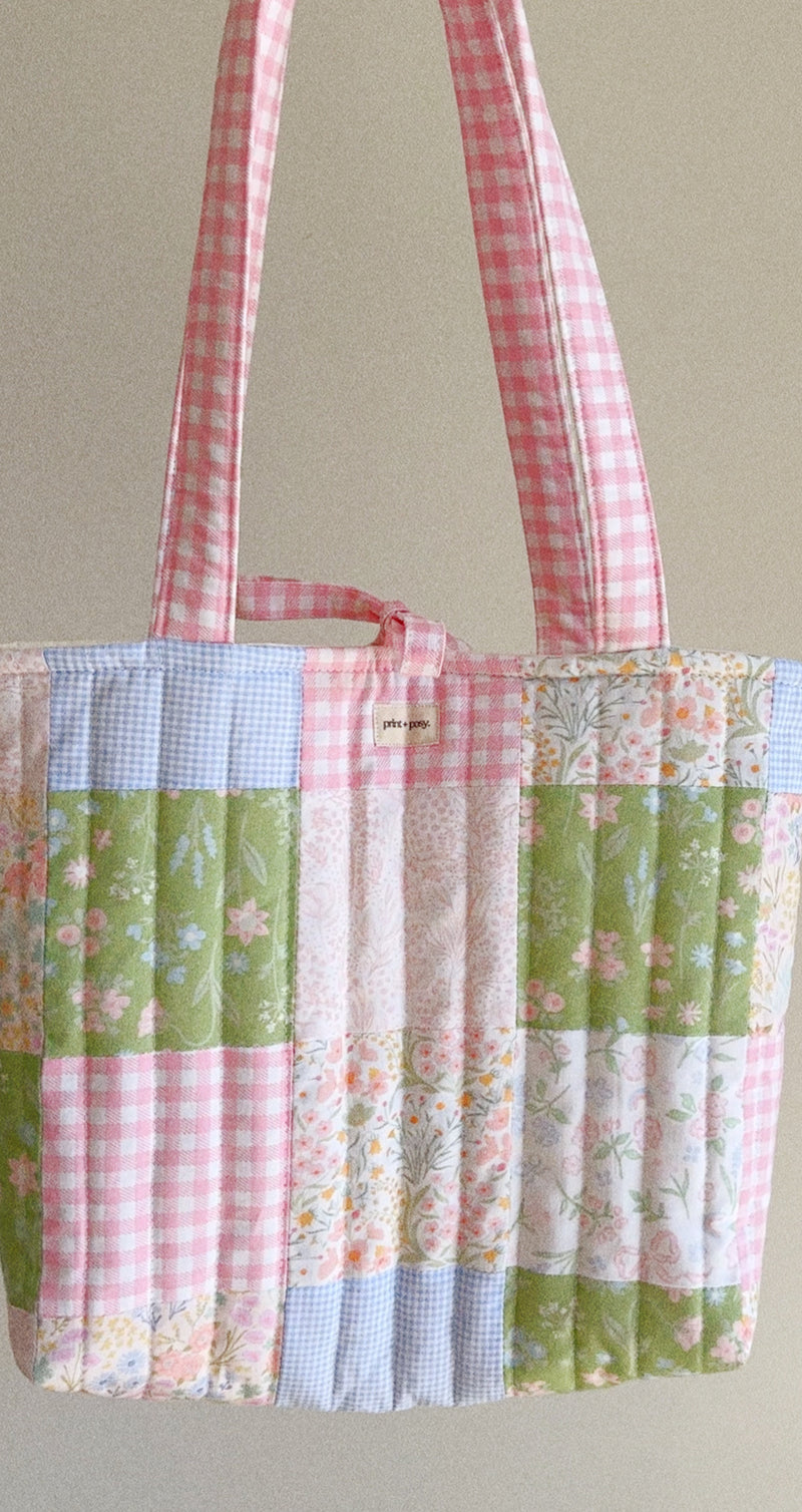 Elsie Quilted Tote Bag Sewing Pattern