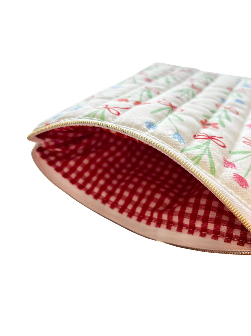 Rosie Bows Quilted Kindle Sleeve