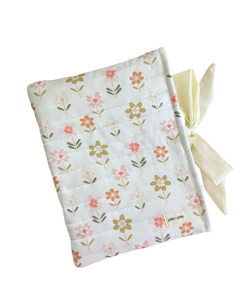 Wildflower Quilted Book Sleeve