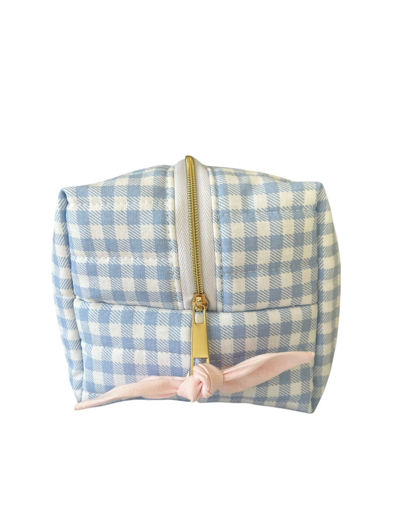 Wren Gingham Quilted Carry-All