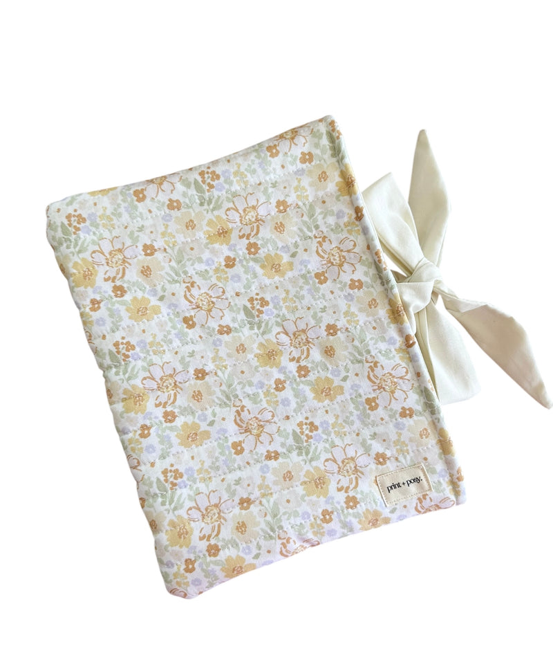 Marigold Quilted Book Sleeve