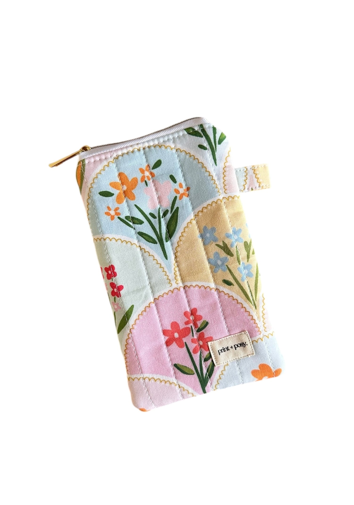 Daisy Mosaic Quilted Sunnies Pouch