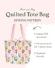 Elsie Everyday Tote Bag Sewing Pattern