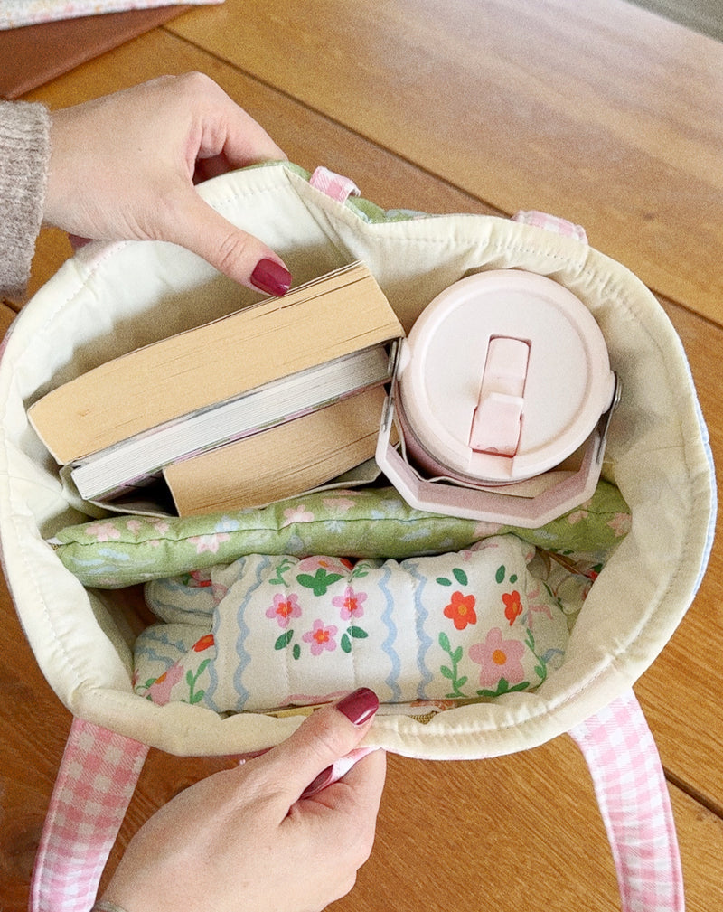 Elsie Quilted Tote Bag Sewing Pattern
