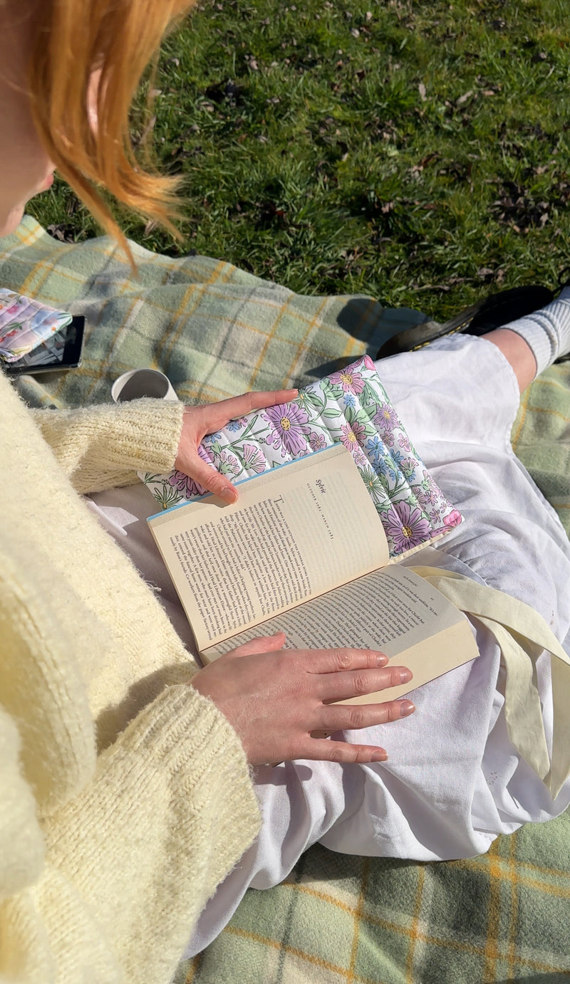 Meadow Quilted Book Sleeve