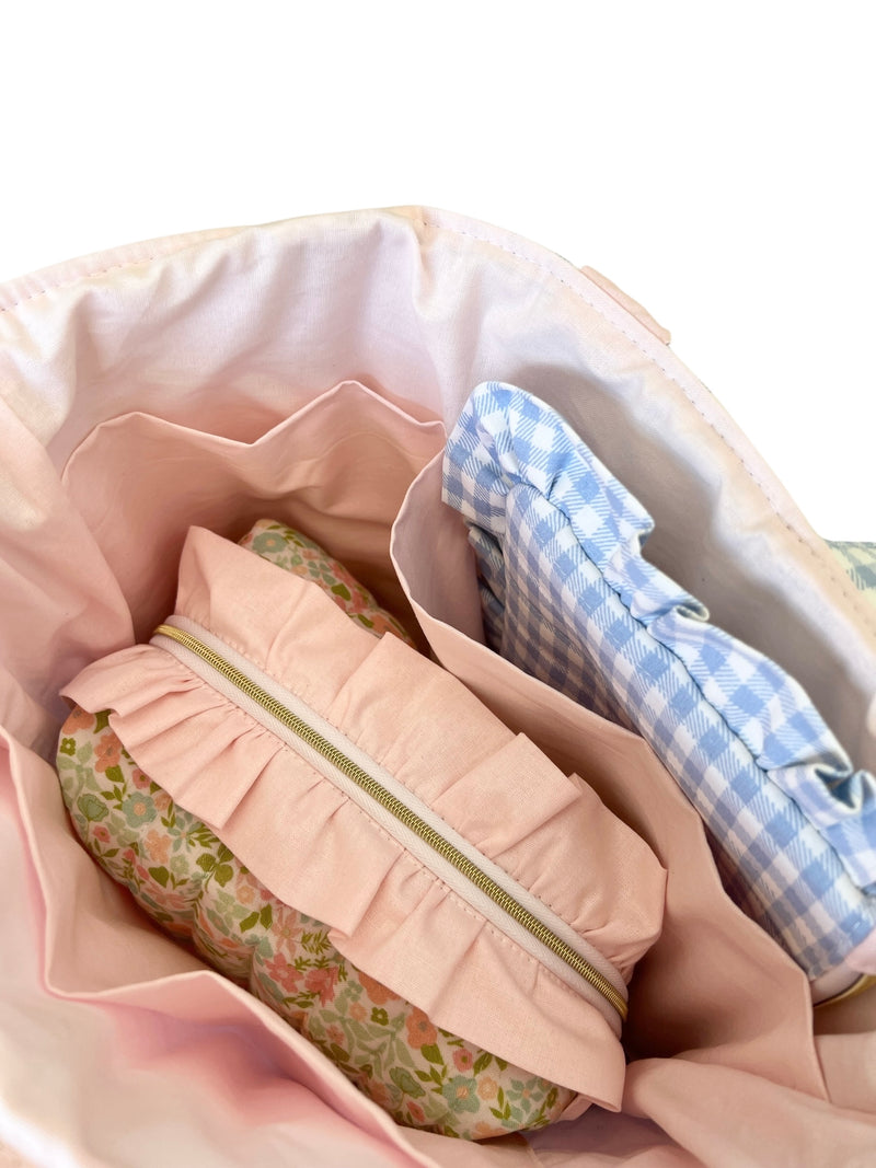 Wren Gingham Ruffle Pocket