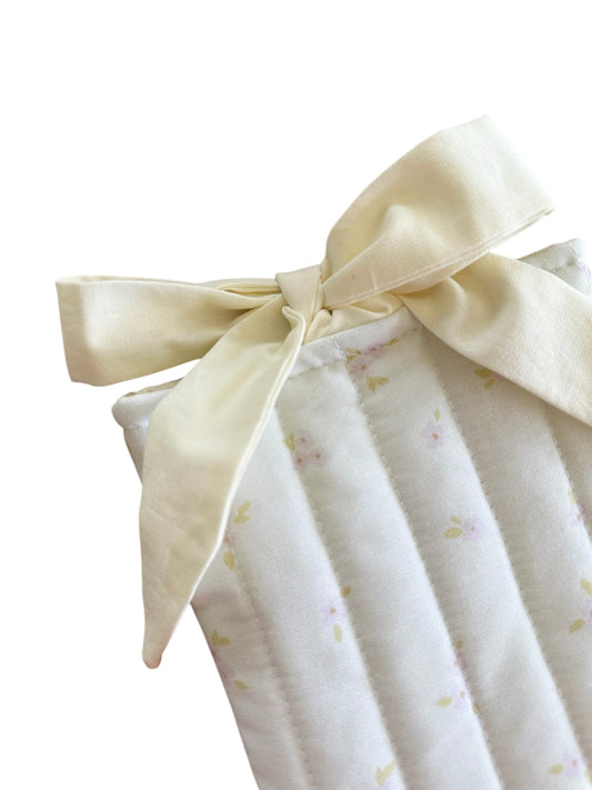Little Lilacs Quilted Bow Tie Kindle Sleeve