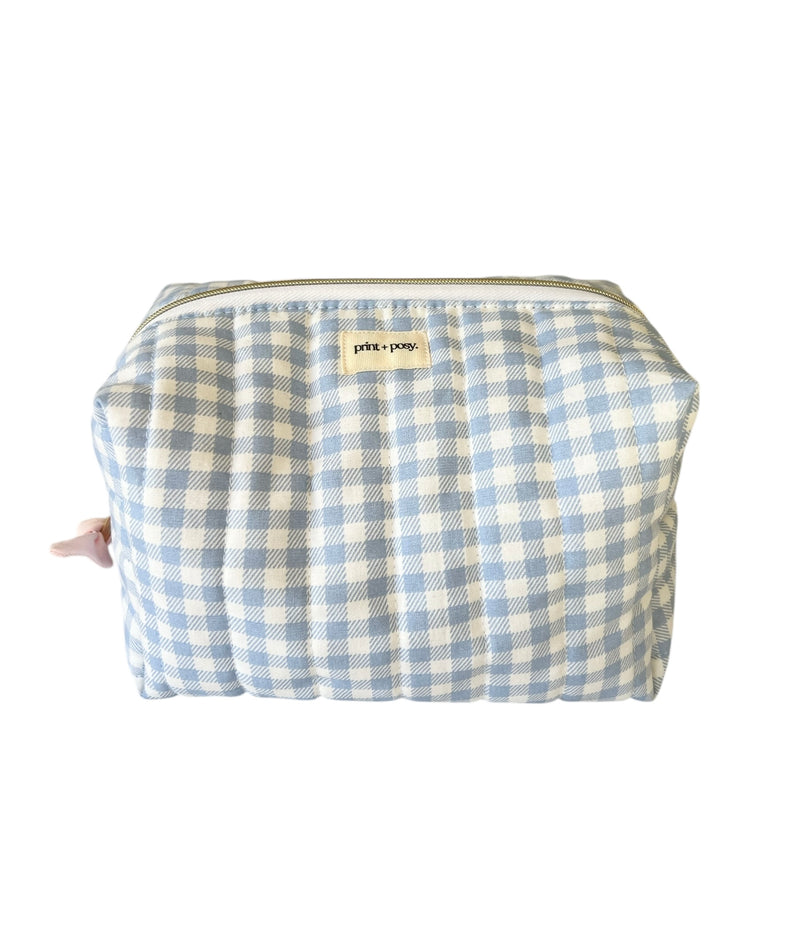 Wren Gingham Quilted Carry-All