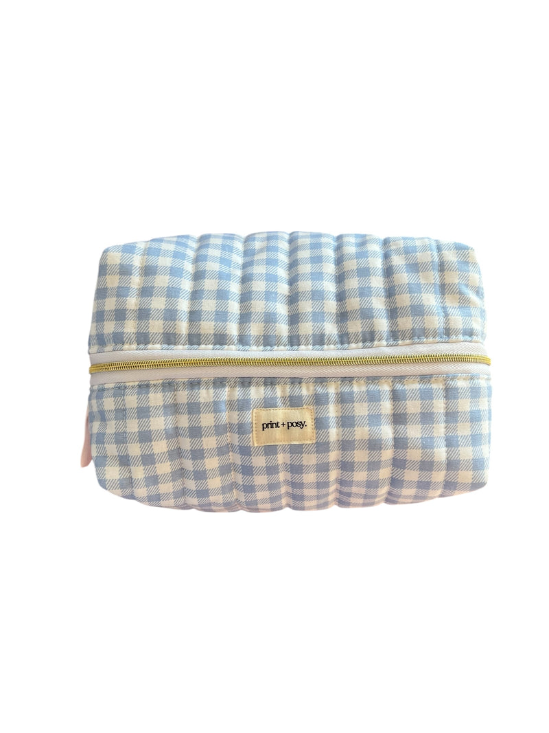 Wren Gingham Quilted Carry-All