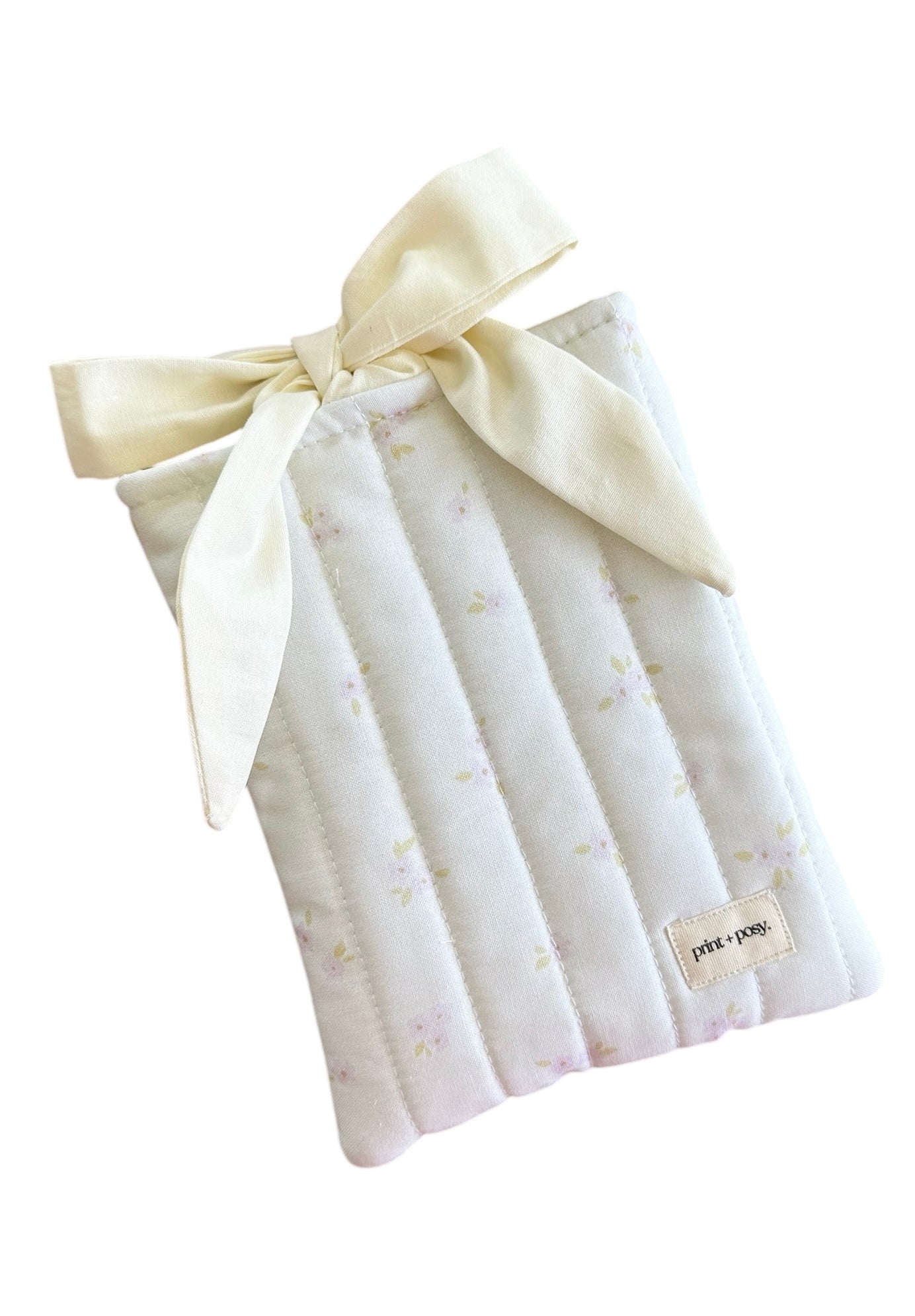 Little Lilacs Quilted Bow Tie Kindle Sleeve