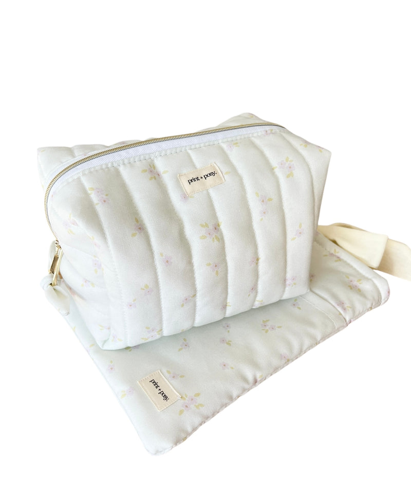 Little Lilacs Quilted Carry-All