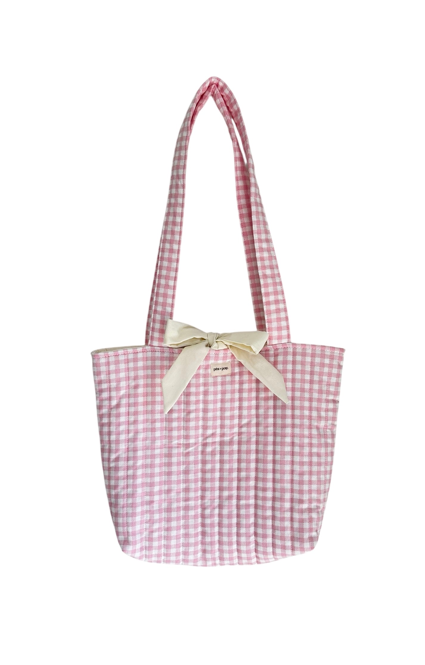 Rosa Gingham Sunday Tote