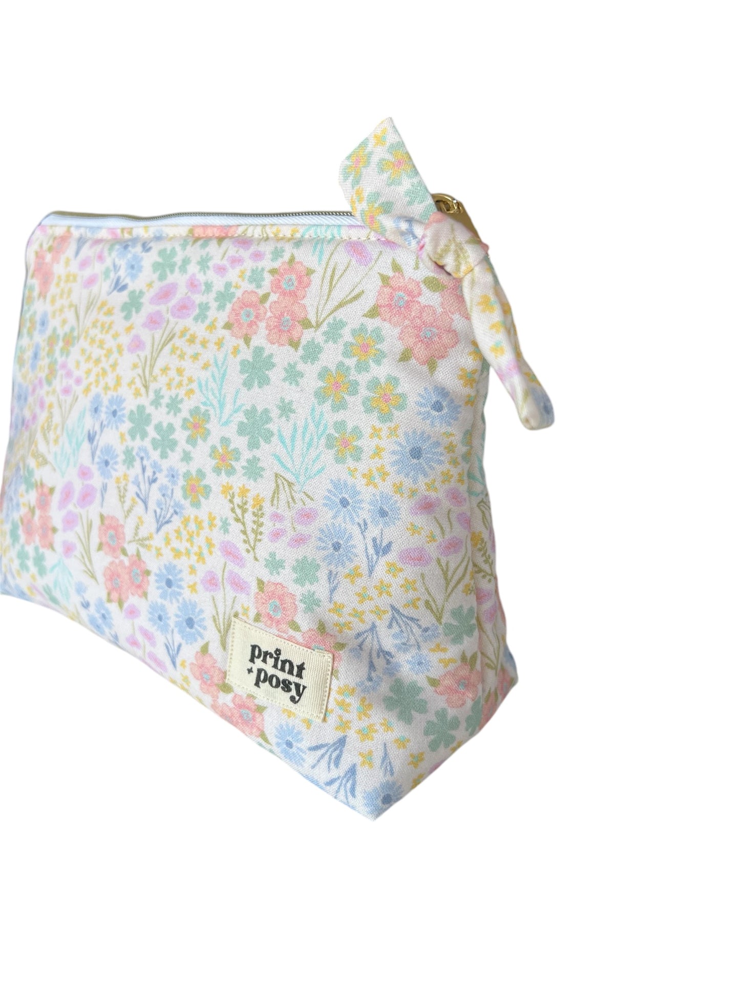 Cream Blossom Posy Pouch