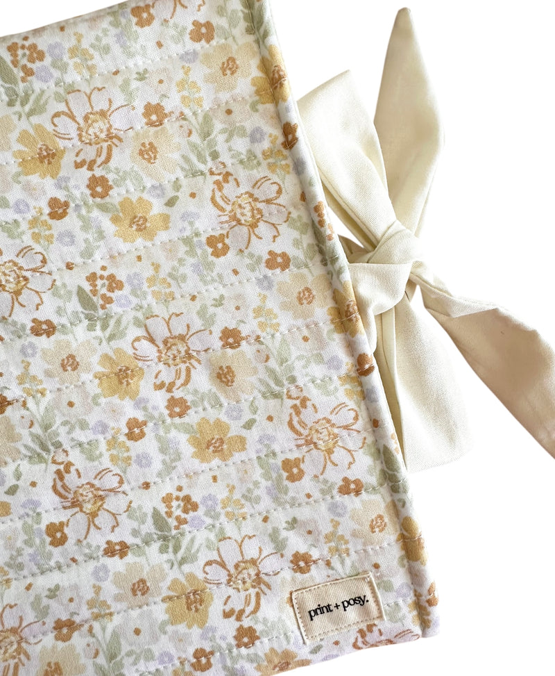 Marigold Quilted Book Sleeve