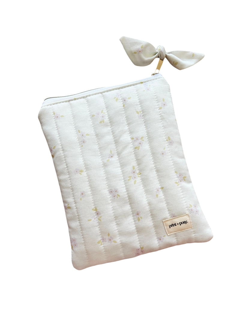Little Lilacs Quilted Kindle Sleeve