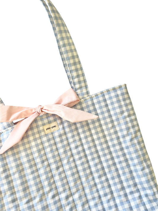 Wren Gingham Sunday Tote