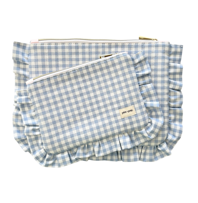 Wren Gingham Ruffle Pocket