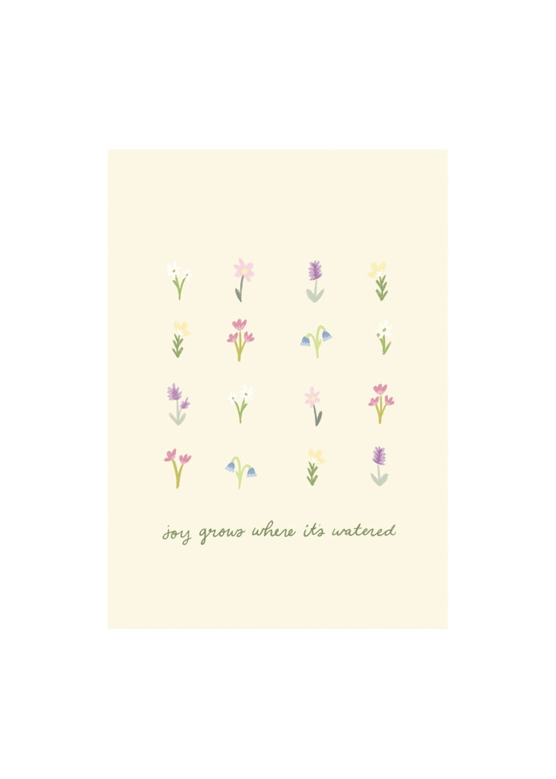 ‘Joy Grows’ Postcard