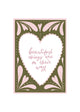 ‘Beautiful things’ Postcard