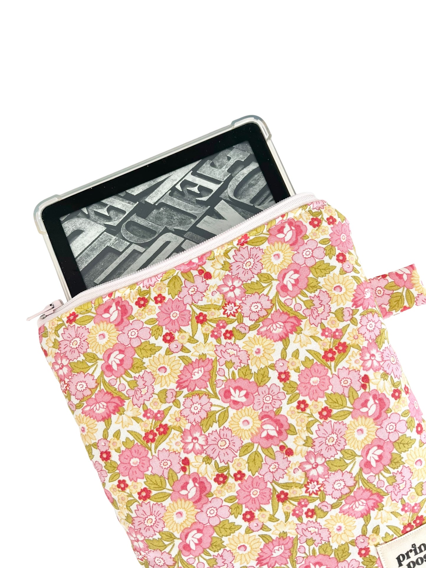 Pink Garden Kindle Pouch