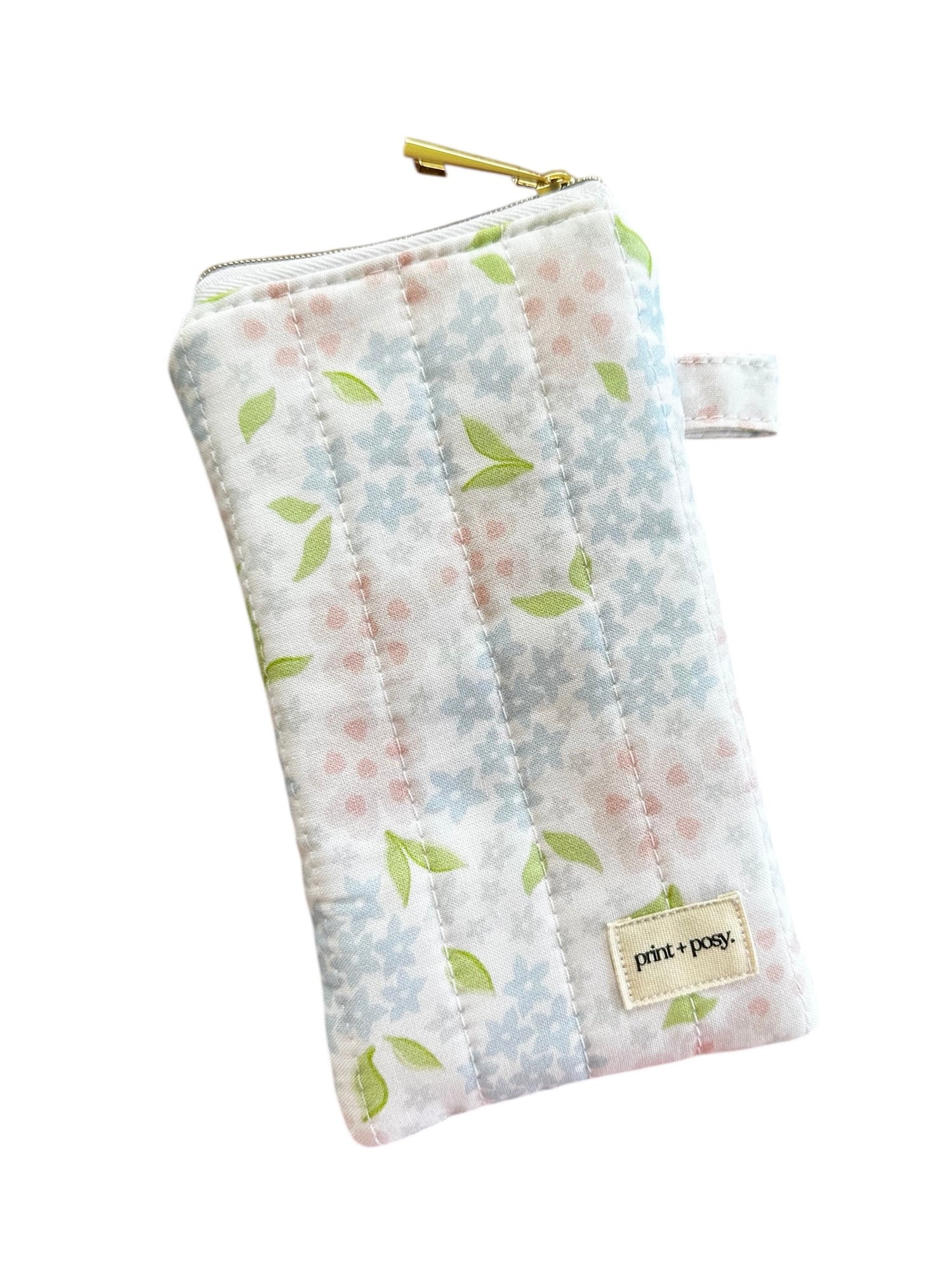 Hydrangea Quilted Sunnies Pouch